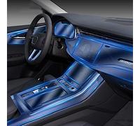 MOCATT Auto-Navigation GPS-Bildschirm Innenraum Schutzfolie Mittelkonsole TPU transparente Folie Zubehör, für Audi Q7 Q8 2019-2023