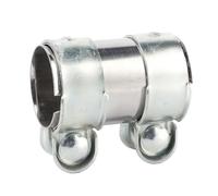 MOCNT Auspuff Schelle Rohrverbinder 50mm Auspuff Klemmschelle Edelstahl Auspuffrohrschelle Doppelschelle Abgasrohrverbinder Auto Auspuffschell Schalldämpfer Bandschelle