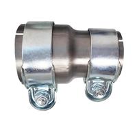 MOCNT Auspuff Schelle Rohrverbinder 51mm bis 63mm Reduzierung Auspuff Klemmschelle Edelstahl Auspuffrohrschelle Reduzierstück Abgasrohrverbinder Auto Auspuffschell Bandschelle