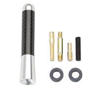 MOCNT Universal Auto Antenne Kfz Antenne Haifischflosse Dach Autoantenne Stabantenne AM/FM Radiosignal Antenne Empfänger Dachantenne Wasserdicht Aluminium 8cm Silber