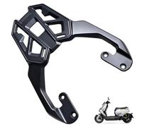 Mocoli Motorrad Heck Rack für NIU NX-Pro und für NIU NX-Play GepäckträGer Hinten Motorrad Aluminium Legierung Schwanz Box Rack Hinten Rack Stamm Halterung (Schwarz)