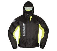 Modeka AX Dry 2 Regenjacke, schwarz/neon/gelb, 6XL