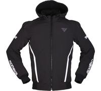 Modeka Clarke Sport Motorrad Jacke, schwarz-weiss, Größe L für Männer