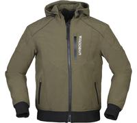 Modeka Clarke wasserdichte Motorrad Textiljacke, oliv, Größe 5XL