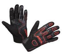 Modeka Dracon Handschuhe Schwarz / Rot 8