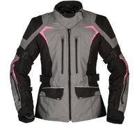 Modeka Elaya Lady Damen-Motorradjacke grau-schwarz, Größe 34