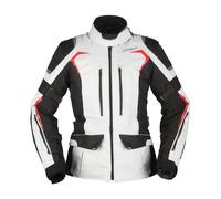 Modeka Elaya Lady Damen-Motorradjacke, hellgrau-schwarz, Größe 44