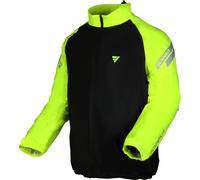 Modeka Flex Dry Motorrad Regenjacke, schwarz-gelb, Größe 5XL für Männer
