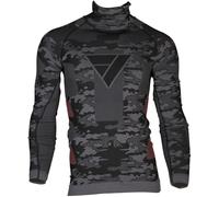 Modeka Tech Dry Bandana Longsleeve Funktionsshirt (Black/Camouflage,S)