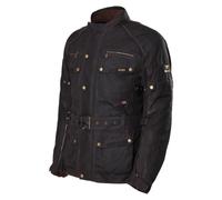 Modeka Glasgow Wachsjacke, schwarz, Größe 3XL