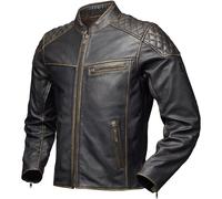 Modeka Phinix Motorrad Lederjacke (Braun)