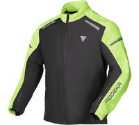 Modeka Hydroflex Motorrad Regenjacke, schwarz-gelb, Größe S für Männer