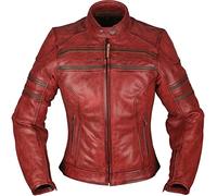 Iona Motorrad Lederjacke Damen (rot), 38D