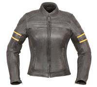 Modeka Iona Lady Lederjacke schwarz / gelb