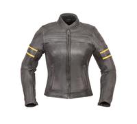 Modeka Iona Lady Lederjacke schwarz-gelb, Größe 38