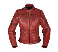 Modeka Iona Lady urban Lederjacke, rot, Größe 38