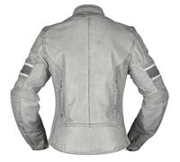 Modeka Iona Lady urban Lederjacke, hellgrau, Größe 36