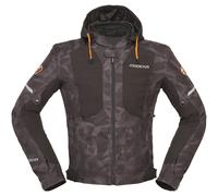 Modeka Softshell-Motorradjacke JAKSON camouflage schwarz CE AA wasserdicht L