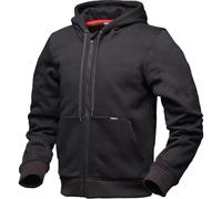 Modeka Jamey Motorrad Zip Hoodie, schwarz, M