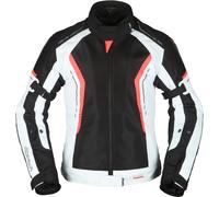 Modeka Khao Air Damen Motorrad Textiljacke, schwarz-grau, Größe 34