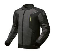 Modeka Khao Air II Motorradjacke dunkelgrau-schwarz, Größe L