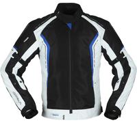 Modeka Khao Air Motorrad Textiljacke, schwarz-grau-blau, Größe M für Männer
