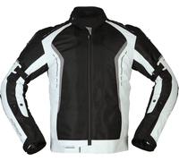 Modeka Khao Air Motorrad Textiljacke, schwarz-grau, Größe S für Männer