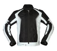 Modeka Khao Air Textiljacke Schwarz / Hellgrau XL