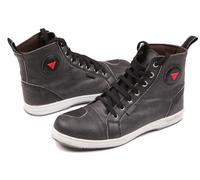 MODEKA LANE schwarz Motorrad Sneaker Schuhe Leder 2 Paar Schnürsenkel 15cm Höhe