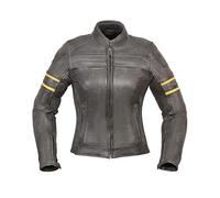 Modeka Leder Motorradjacke Iona Lady, BLACK/YELLOW, 46