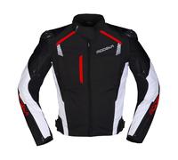 Modeka Lineos Textiljacke schwarz / weiß / rot XXL