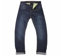Modeka Nyle Cool Motorrad Textilhose, blau, Größe 28