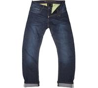 Modeka Nyle Cool Motorrad Textilhose, blau, Größe 28