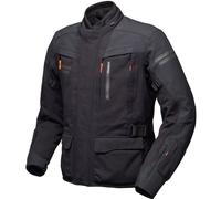 Modeka Paneo LT wasserdichte Motorrad Textiljacke, schwarz, Größe 5XL für Männer