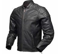 Phinix Motorradjacke Lederjacke Herren, XL XL schwarz