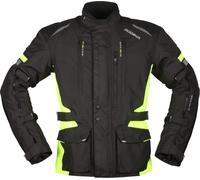 Modeka Striker II Motorrad Textiljacke, schwarz-gelb, Größe 2XL für Männer