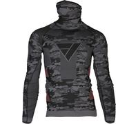 Modeka Tech Dry Bandana Longsleeve Funktionsshirt, schwarz/camouflage, Größe S