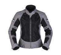 Modeka Veo Air Damen Sommer Motorradjacke, schwarz-grau, Größe 38