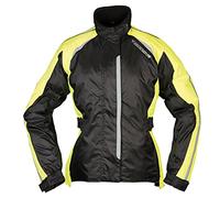 Modeka Viola Dry Damen Regenjacke, schwarz/neon, 38