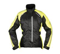 Modeka Viola Dry Regenjacke Damen Schwarz / Neongelb Gr. 36