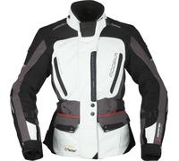 Modeka Viper LT Damen Motorrad Textiljacke, schwarz-grau, Größe 36