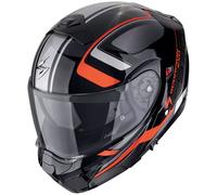 Modularer Motorradhelm Scorpion EXO-930 EVO ARDENS metallic schwarz-rot S