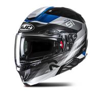 HJC Klapphelm RPHA 91 MADAL MC2 – Schwarz/Weiß/Blau, Sonnenblende, XL (60-61)