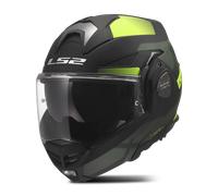 LS2, Modularer Motorradhelm ADVANT X NOVA Black Yellow, XXL