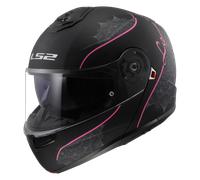 LS2, Klapphelme motorrad STROBE II LUX mat black pink, XXL