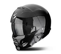 Modularhelm Scorpion EXO-Combat II Solid Einfarbig SchwarzS Schwarz