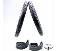 Mofa Moped Reifen Schlauch Set Mitas 2.25 x 17 für Hercules Sachs Optima P3