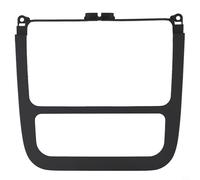 Moliuoly Klimaanlagen Steuergerät Schalter Panel Armaturenbrett Abdeckung ABS Schwarz OEM Nummer 1KD858069 Kompatibel für Jetta für Golf V MK5 MK6 2005-2010