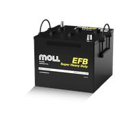 MOLL 93125 EFB Lkw Batterie Super Heavy Duty 12V 125Ah/C20 - 1000A(EN)