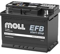 MOLL EFB start/stop Starterbatterie 12V Autobatterie (Moll EFB 82064)